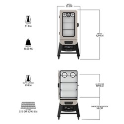 Fumoir Vertical  électrique PIT BOSS 3 - SERIES DIGITAL