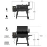 PIT BOSS PRO SERIES 1150 - Barbecue et fumoir à pellet