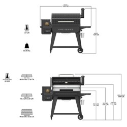 PIT BOSS PRO SERIES 1600 - Barbecue et fumoir à pellet