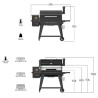 PIT BOSS PRO SERIES 1600 - Barbecue et fumoir à pellet