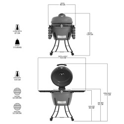 KAMADO Barbecue Pit Boss Céramique