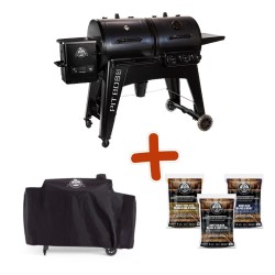 Pack NAVIGATOR 1230 G - Barbecue Combiné gaz / granulés + Housse et granulés