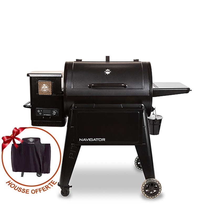 NAVIGATOR 850 Barbecue à pellet + Housse OFFERTE